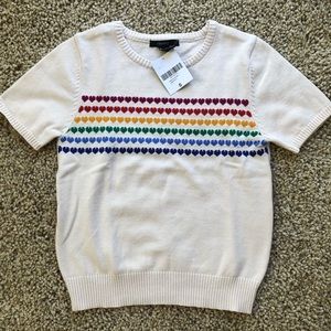 NWT Soft Short Sleeve Sweater Top